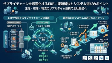 【最新版】サプライチェーンに強いERPおすすめ5選を徹底比較