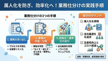 業務仕分けの正しいやり方！無駄をなくして残業を減らす具体的手順