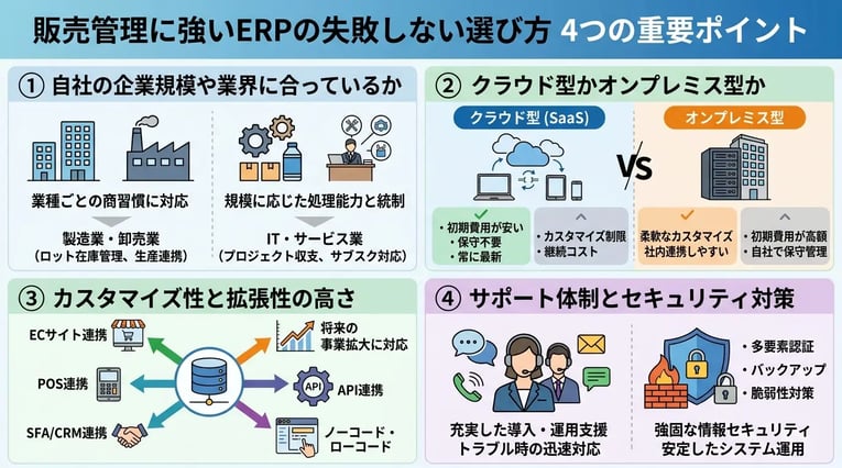 販売管理に強いERPおすすめ10選！選び方と導入メリットを徹底比較