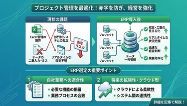 プロジェクト会計に強いERPとは？導入メリットとおすすめシステム5選