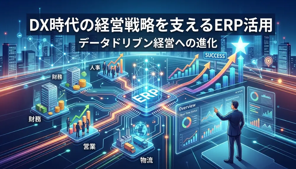 DX時代を勝ち抜くERP経営戦略｜失敗しない導入と活用の最新ガイド