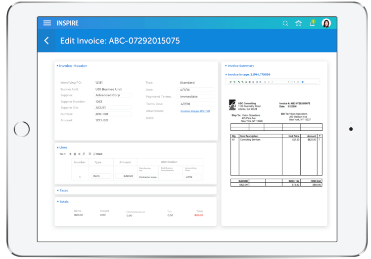 Oracle ERP Cloud 画面５